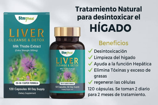 Desintoxicación y Reparación 120 Cápsulas - Quierox - Tienda Online