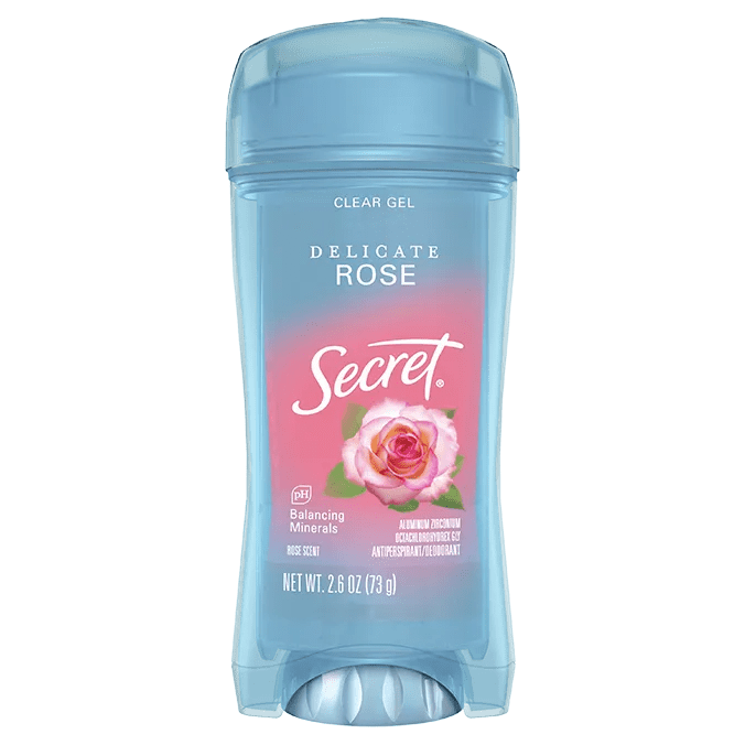 Desodorante antitranspirante en gel Secret Fresh Clear para mujer, delicado aroma a rosas - Quierox - Tienda Online