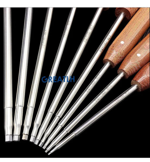 Destornillador de acero inoxidable cabeza hexagonal 4,5 mm - Quierox - Tienda Online