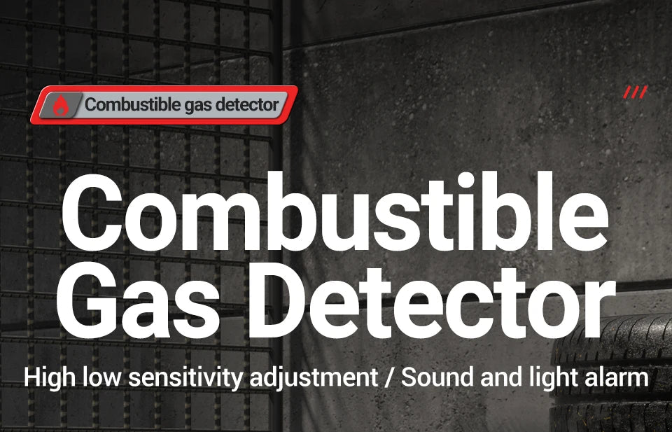 Detector de gas combustible ANENG GN803, comprobador de fugas de tanques de gas, - 10~60 °C/20~80 % HR, pantalla LCD - Quierox - Tienda Online