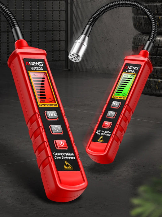 Detector de gas combustible ANENG GN803, comprobador de fugas de tanques de gas, - 10~60 °C/20~80 % HR, pantalla LCD - Quierox - Tienda Online