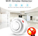 Detector de humo inteligente con alarma contra incendios: detector de humo WiFi con notificaciones de la aplicación - Quierox - Tienda Online