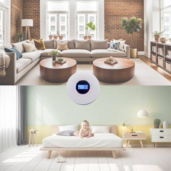 Detector de humo y detector de monóxido de carbono Alarma de humo - Quierox - Tienda Online