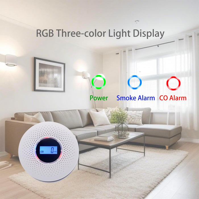 Detector de humo y detector de monóxido de carbono Alarma de humo - Quierox - Tienda Online