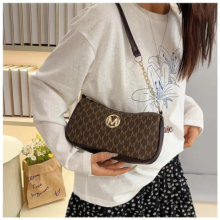 SHEIN Bolso de hombro único para mujer, estilo retro francés