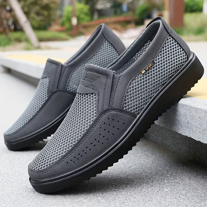 Zapatillas de Running Tejidas Ligeras y Transpirables para Hombre - Suela Antideslizante