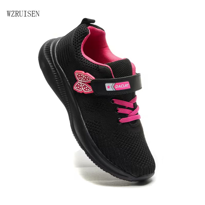 Zapatos para niña, deportivas de exterior para niña, Zapatillas  de balón de plumas