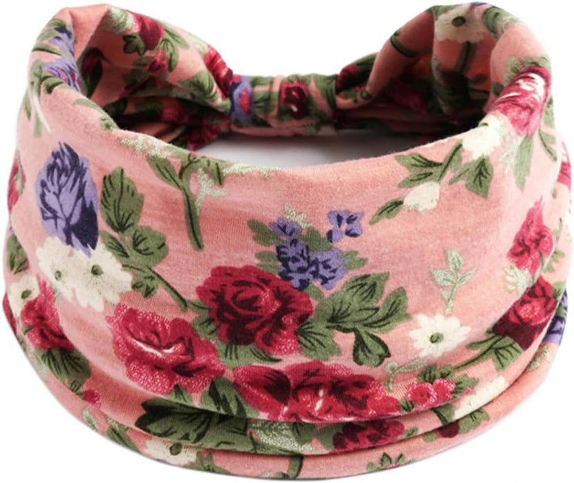 Diadema científica con estampado bohemio para el cabello de color rosa - Quierox - Tienda Online