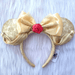 Diadema con lazo y orejas de Mickey de La Bella y la Bestia - Quierox - Tienda Online