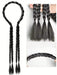 Diadema trenzada para peluca, accesorio para el cabello, informal de corona alta - Quierox - Tienda Online