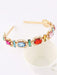 Diadema vintage dorada con incrustaciones de diamantes de imitación para mujeres - Quierox - Tienda Online