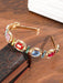 Diadema vintage dorada con incrustaciones de diamantes de imitación para mujeres - Quierox - Tienda Online