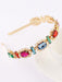 Diadema vintage dorada con incrustaciones de diamantes de imitación para mujeres - Quierox - Tienda Online