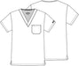 Dickies EDS Signature 83706 - Ropa quirúrgica para unisex con un bolsillo, cuello en V en popelina cepillada suave - Quierox - Tienda Online