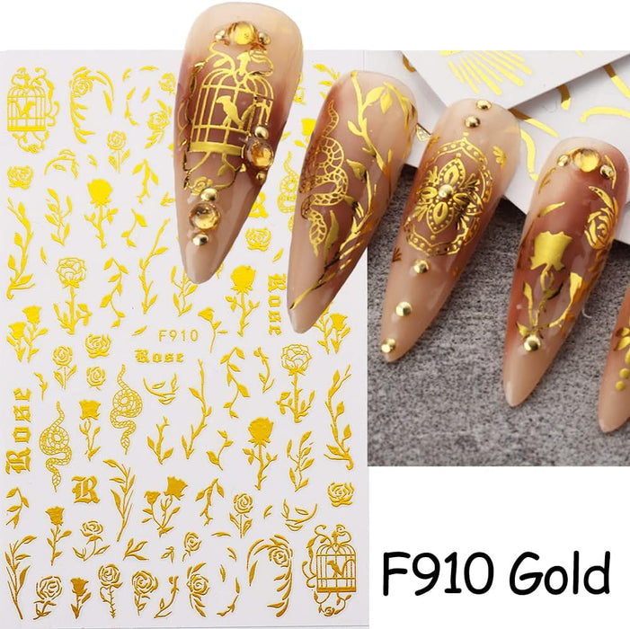 Diduikalo - Calcomanías de uñas 3D con diseño aleatorios - Quierox - Tienda Online