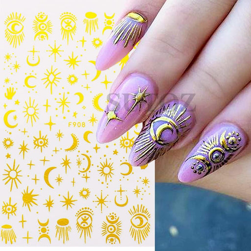 Diduikalo - Calcomanías de uñas 3D con diseño aleatorios - Quierox - Tienda Online