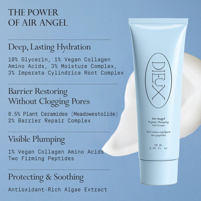 DIEUX Crema en gel voluminizadora con péptidos Air Angel, 50ml - Quierox - Tienda Online