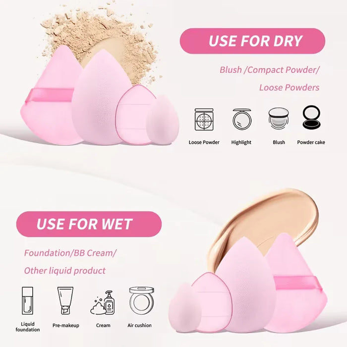 20 piezas Juego de esponjas de maquillaje