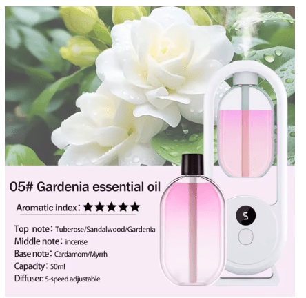 Difusor de aroma portátil recargable Máquina de aromaterapia de aceites esenciales - Quierox - Tienda Online