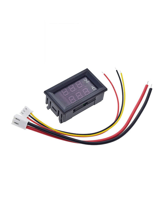 Digital Volt Amp Voltímetro Amperímetro Medidor DC 100V 10A Voltaje Probador de Corriente - Quierox - Tienda Online