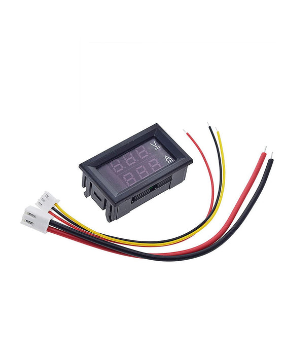 Digital Volt Amp Voltímetro Amperímetro Medidor DC 100V 10A Voltaje Probador de Corriente - Quierox - Tienda Online