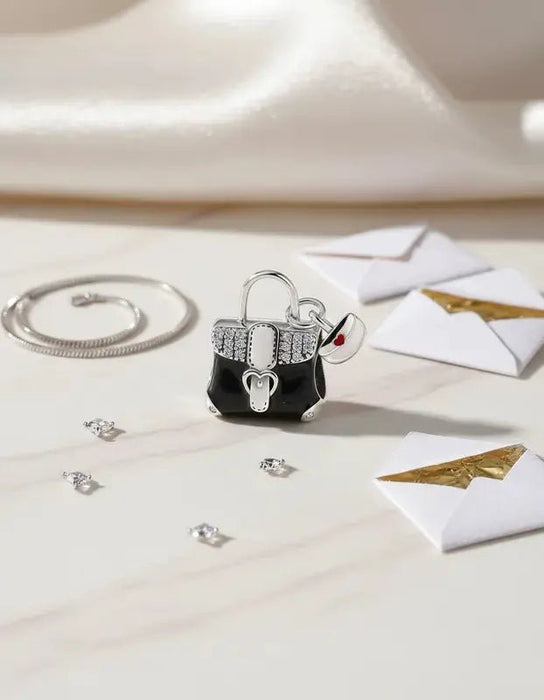 Dije o Charm de Cartera Con Sobre de Corazon Para Pulsera Brazalete - Quierox - Tienda Online