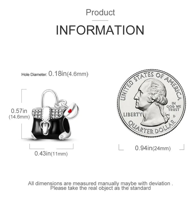 Dije o Charm de Cartera Con Sobre de Corazon Para Pulsera Brazalete - Quierox - Tienda Online