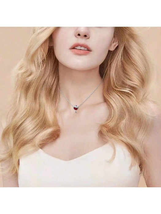 Dije o Charm de copa de vino plateada para pulseras - Quierox - Tienda Online