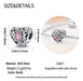 Dije o Charm Plateado de Corazón Hueco para pulseras - Quierox - Tienda Online
