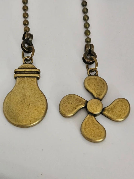 Dijes de cadena para ventilador de techo vintage: colgantes para ventiladores y bombillas - Quierox - Tienda Online