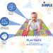 DIMPLE Tapete de juego de espuma para niños (72 piezas en total) 6.25 x 6.25 pulgadas - Quierox - Tienda Online