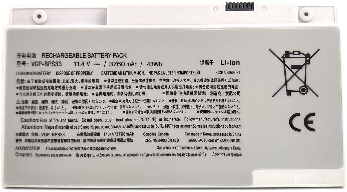 Ding - Batería de repuesto para portátil BPS33 compatible con Sony - Quierox - Tienda Online