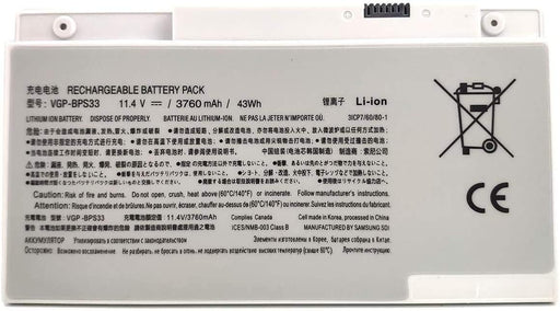 Ding - Batería de repuesto para portátil BPS33 compatible con Sony - Quierox - Tienda Online