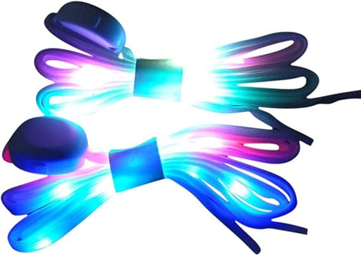 DINUOSEN Cordones LED blancos iluminan cordones de zapatos 3 modos 7 colores intermitentes, Blanco - Quierox - Tienda Online