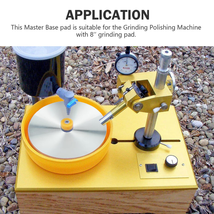 Disco de aluminio de 8" x 1/2", placa de pulido para ruedas abrasivas planas (1 unidad) - Quierox - Tienda Online