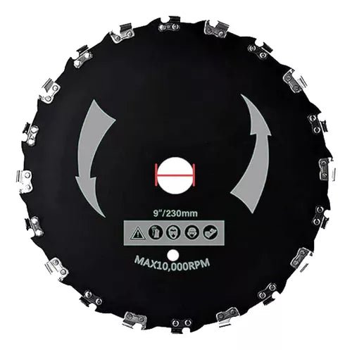 Disco De Corte Guadaña Con Cadena 9 /230 Mm - Quierox - Tienda Online