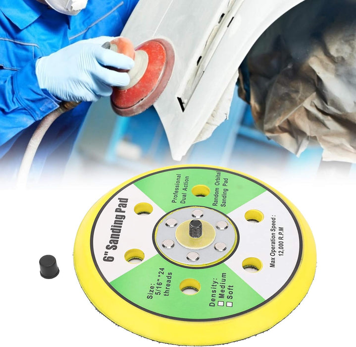 Disco de lijado redondo de 6 pulgadas con 6 agujeros de eliminación de polvo - Quierox - Tienda Online