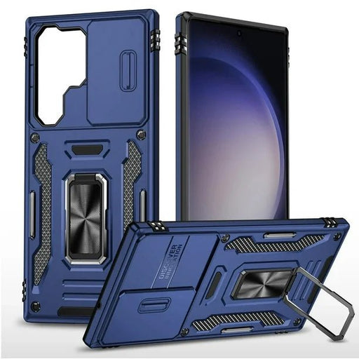 Diseñado para Sam S23 ULTRA Funda híbrida con soporte de anillo giratorio a prueba de golpes - Quierox - Tienda Online