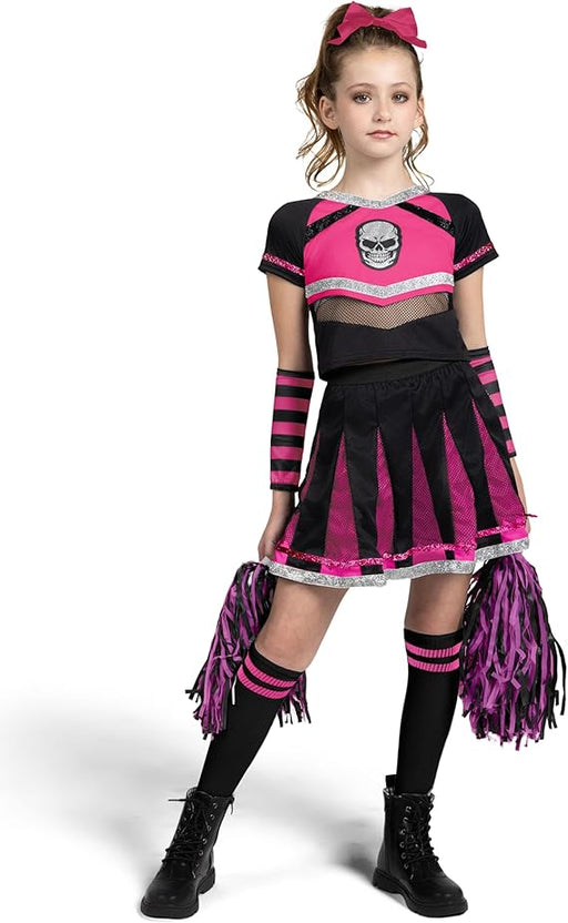 Disfraz de animadora para niña de Spooktacular Creations, disfraz de animadora espeluznante - Quierox - Tienda Online