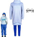 Disfraz de anime de tristeza para cosplay, disfraz de Halloween completo con peluca y gafas - Quierox - Tienda Online