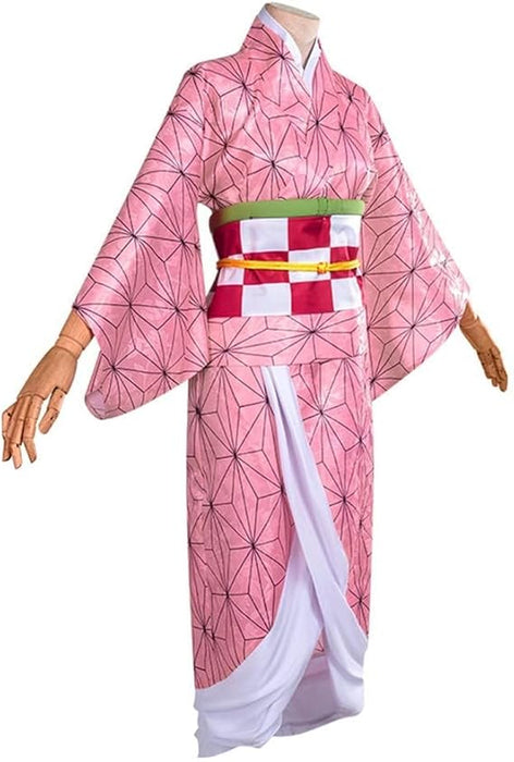 Disfraz de cosplay de anime para adulto, kimono, bata, disfraz de Halloween con accesorios y peluca - Quierox - Tienda Online