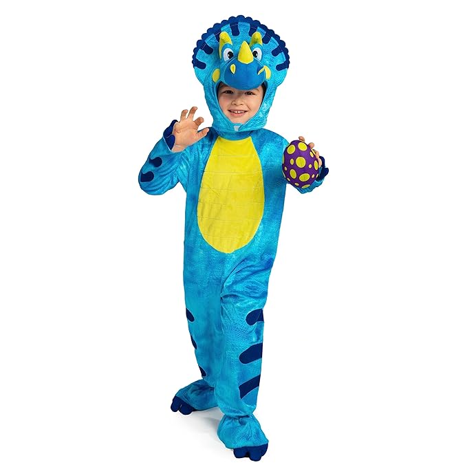 Disfraz de dinosaurio Spooktacular Creations para niños, disfraz de triceratops con huevo - Quierox - Tienda Online
