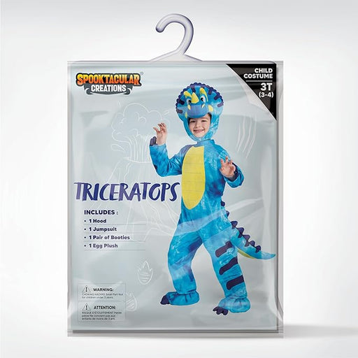 Disfraz de dinosaurio Spooktacular Creations para niños, disfraz de triceratops con huevo - Quierox - Tienda Online