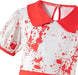 Disfraz de enfermera zombi de Halloween para niñas con diadema, para fiesta - Quierox - Tienda Online