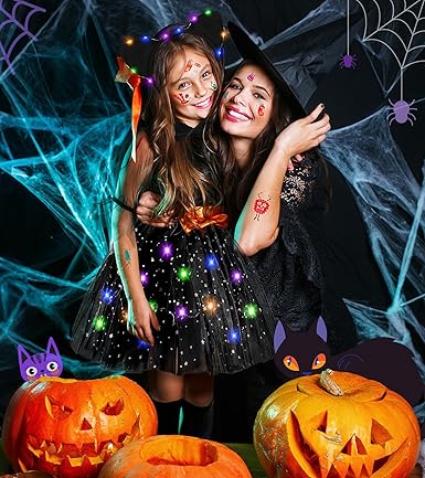 Disfraz de gato negro Teuevayl para niñas, disfraz de Halloween para niñas con falda tutú - Quierox - Tienda Online