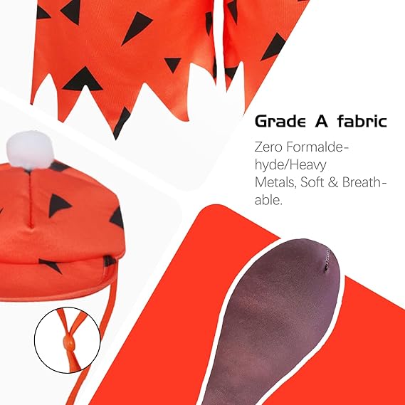 Disfraz de hombre de las cavernas para niños pequeños con sombrero y palo para niños - Quierox - Tienda Online