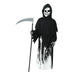 Disfraz de la Parca de Halloween para niños, mono con capucha, máscara y guantes, esqueleto de demonio fantasma - Quierox - Tienda Online