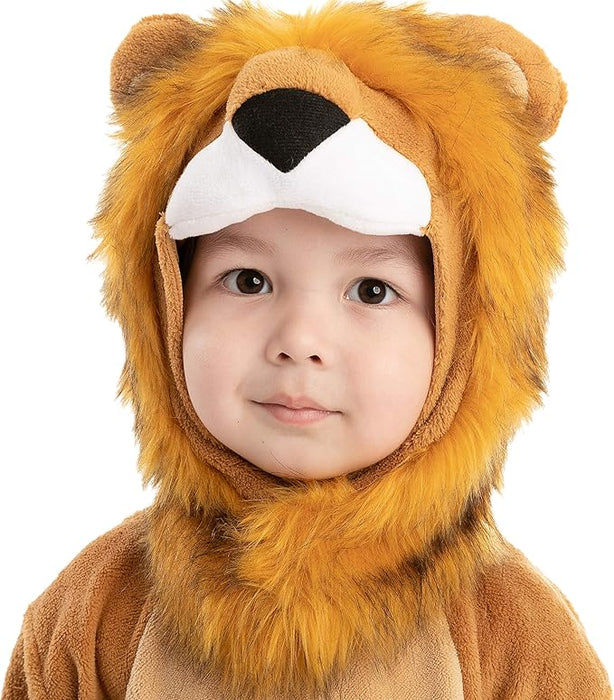 Disfraz de león realista de lujo para bebés de Spooktacular Creations, ideal para Halloween. - Quierox - Tienda Online