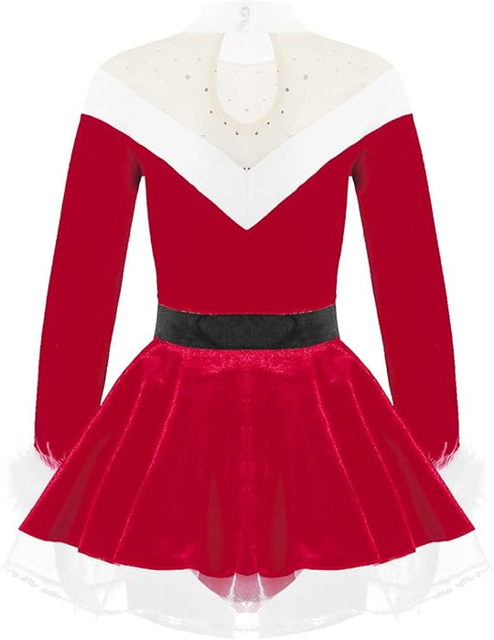 Disfraz de Navidad de invierno dPois para niñas, disfraz de Papá Noel - Quierox - Tienda Online