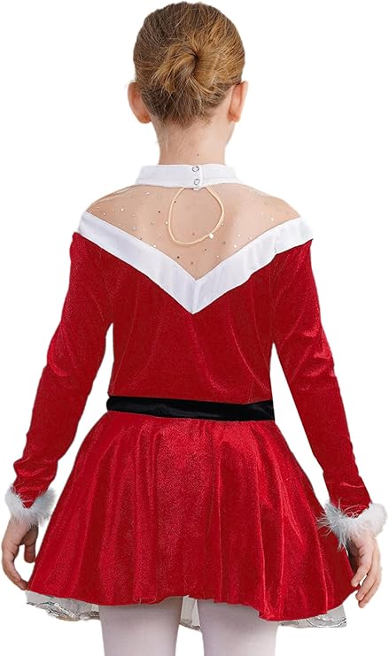 Disfraz de Navidad de invierno dPois para niñas, disfraz de Papá Noel - Quierox - Tienda Online